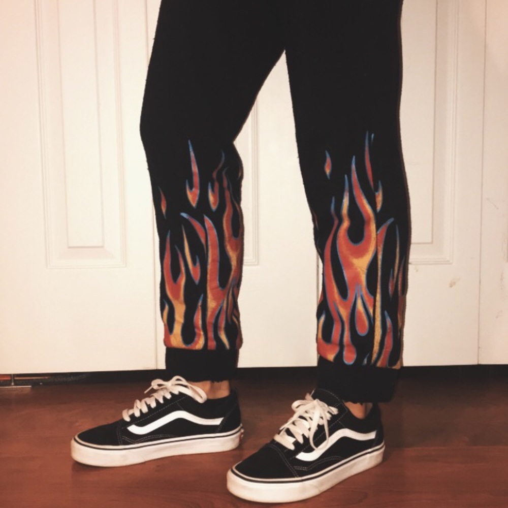Flame Sweatpants